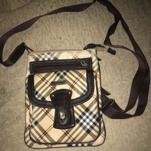 Burberry side satchel